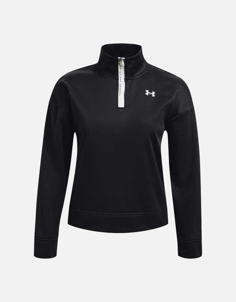 Womens/Ladies Reflective Fleece Quarter Zip Top