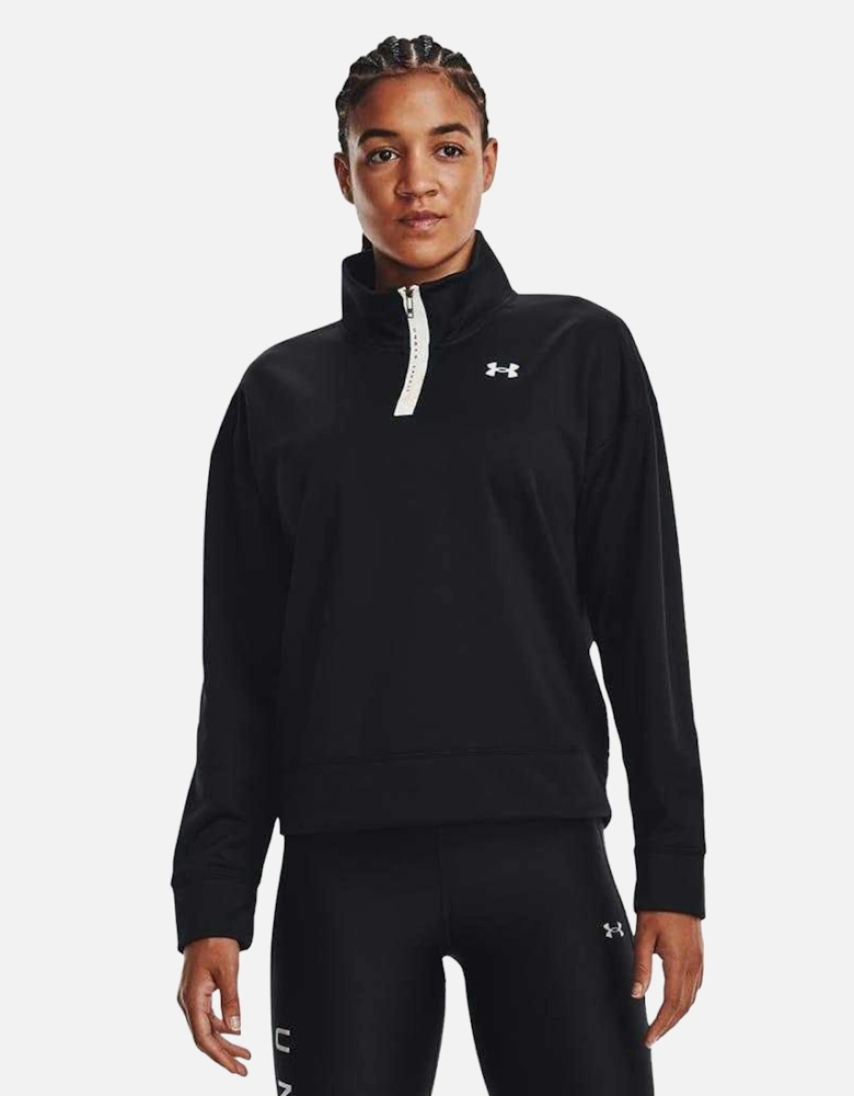 Womens/Ladies Reflective Fleece Quarter Zip Top