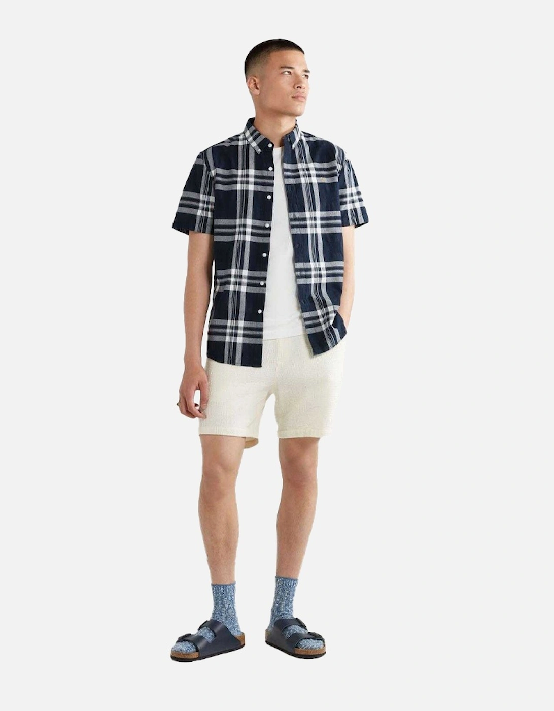Mens Kele Bold Check Shirt