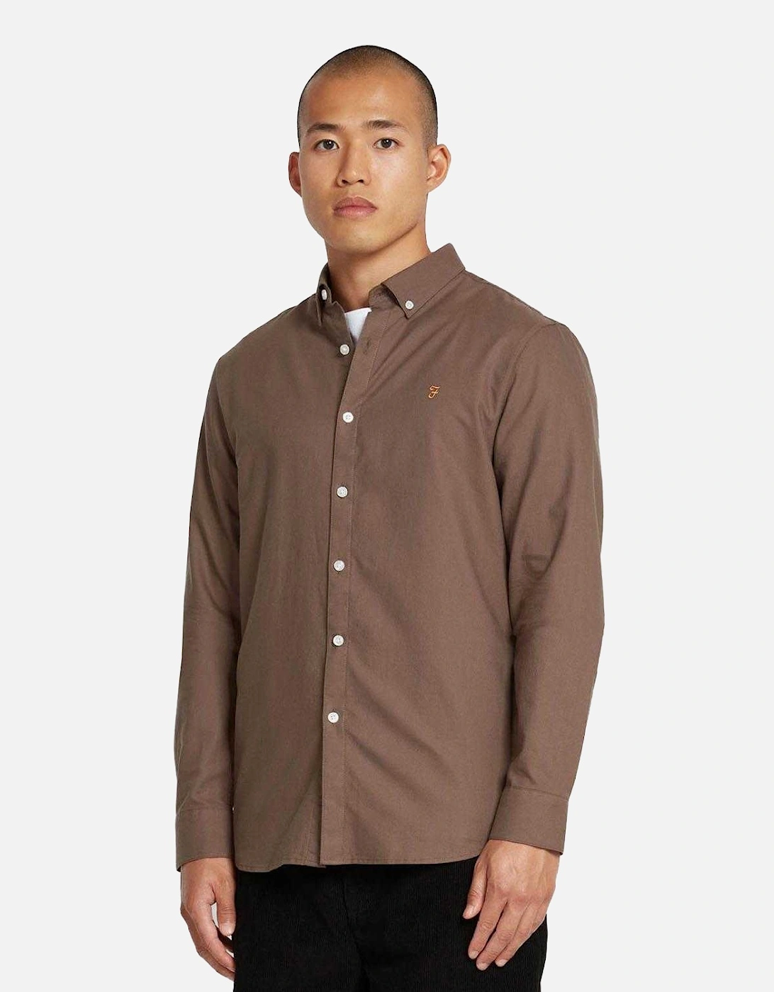 Mens Brewer Slim Shirt, 4 of 3