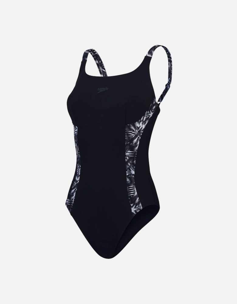 Womens/Ladies Splice One Piece Swimsuit