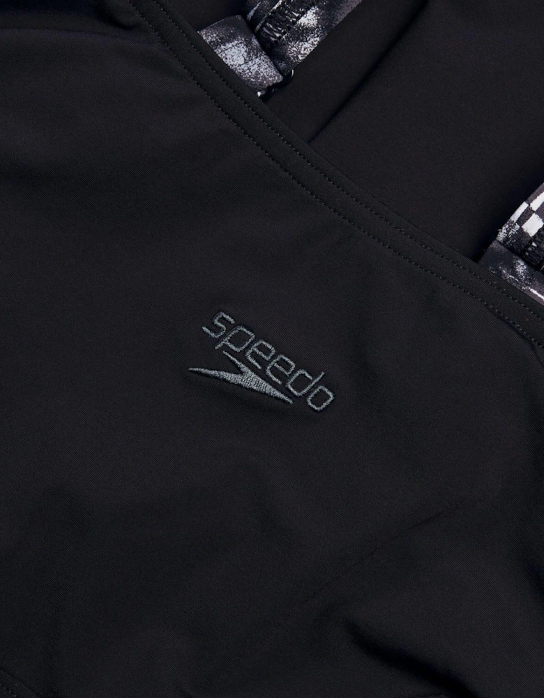 Womens/Ladies Splice One Piece Swimsuit