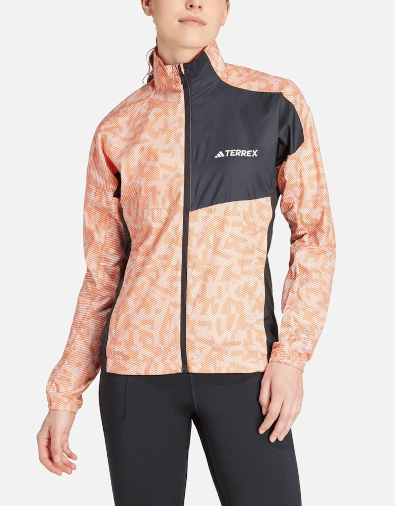 Womens/Ladies Terrex Trail Running Wind Jacket