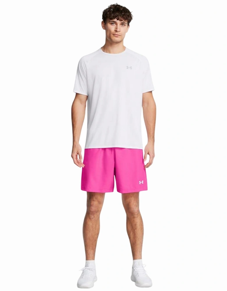 Mens HalfBack Embossed Woven Training Shorts