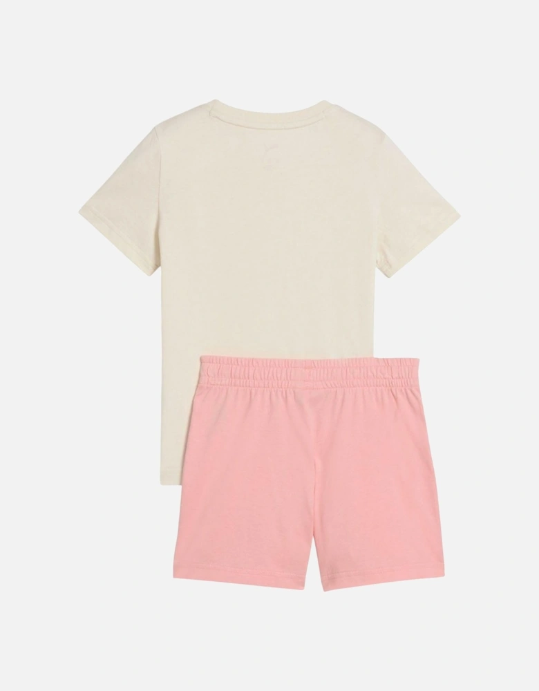 Girls Essential Logo T-Shirt & Shorts Set