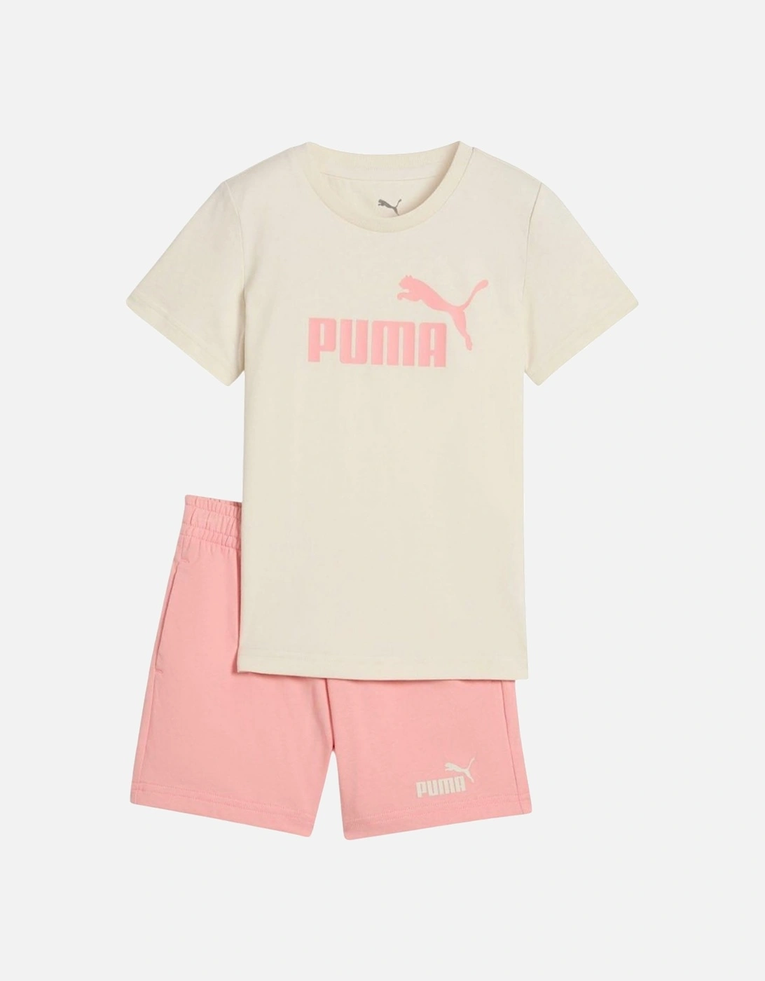 Girls Essential Logo T-Shirt & Shorts Set, 3 of 2