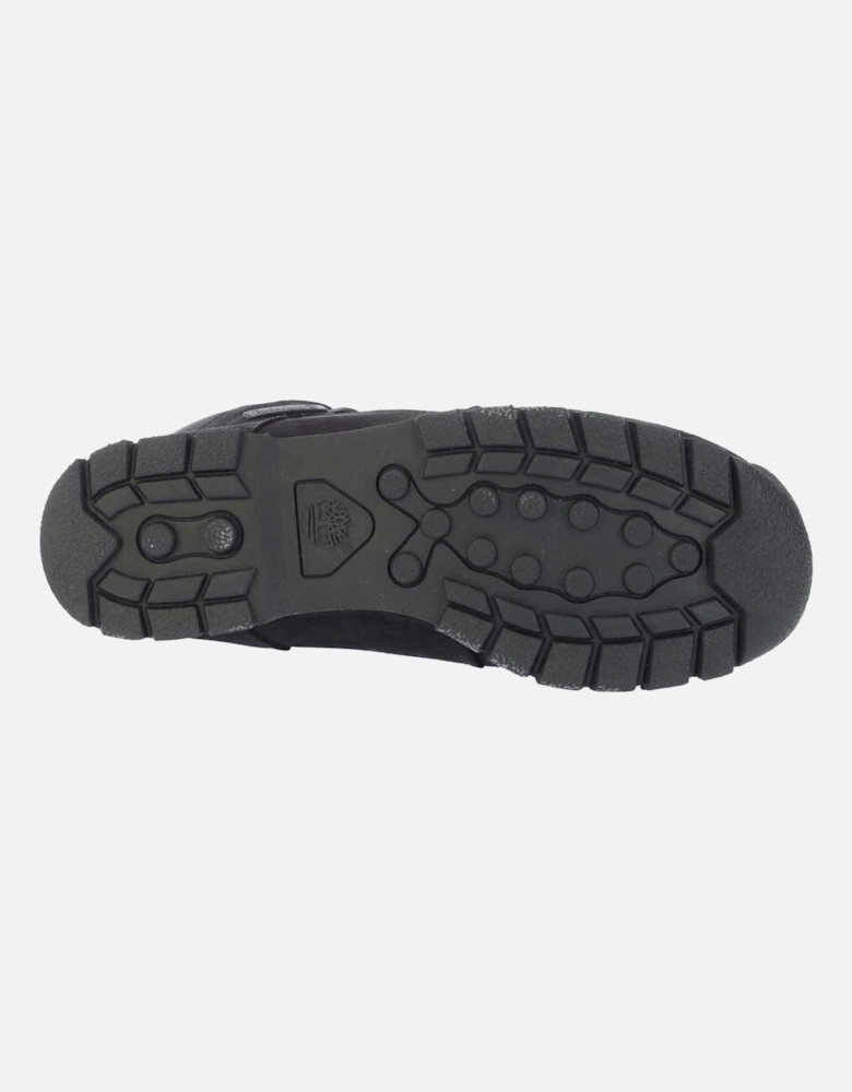 Boys Euro Rock Leather Lace Up Boots