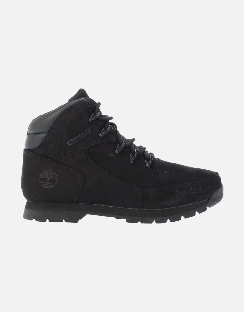 Boys Euro Rock Leather Lace Up Boots
