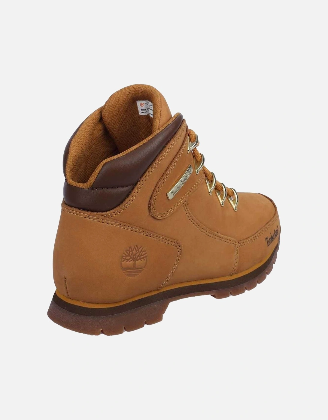 Boys Euro Rock Leather Lace Up Boots