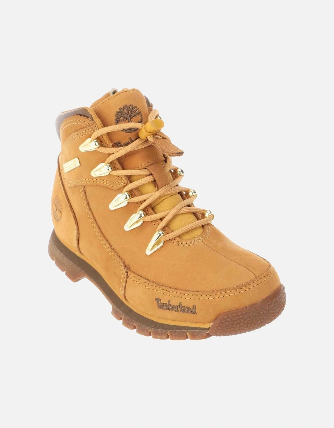 Childrens/Kids Euro Rock Leather Mid Cut Boots, 6 of 5