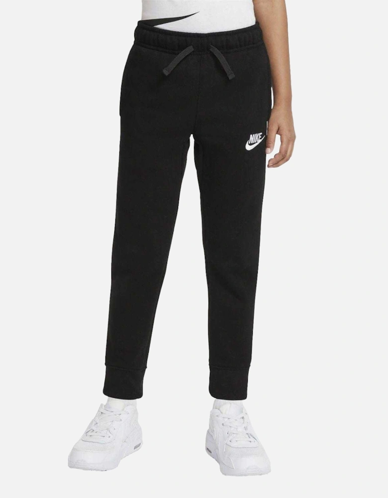 Childrens/Kids Club Fleece Ribbed Cuff Jogging Bottoms