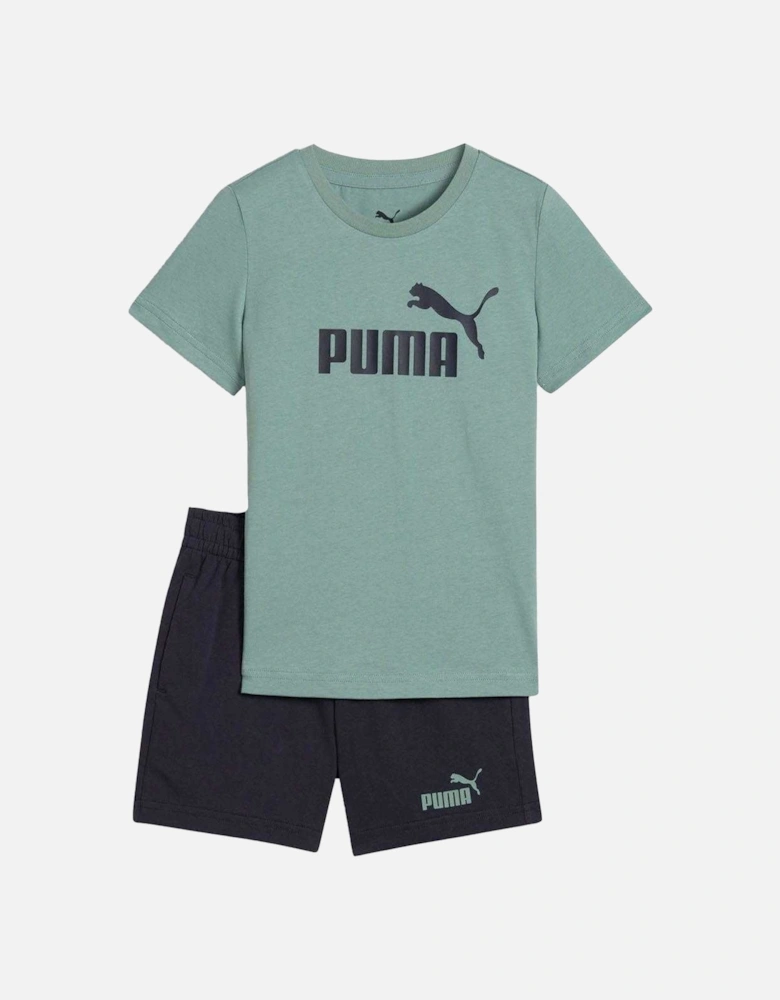 Childrens/Kids Essential Logo T-Shirt & Shorts Set