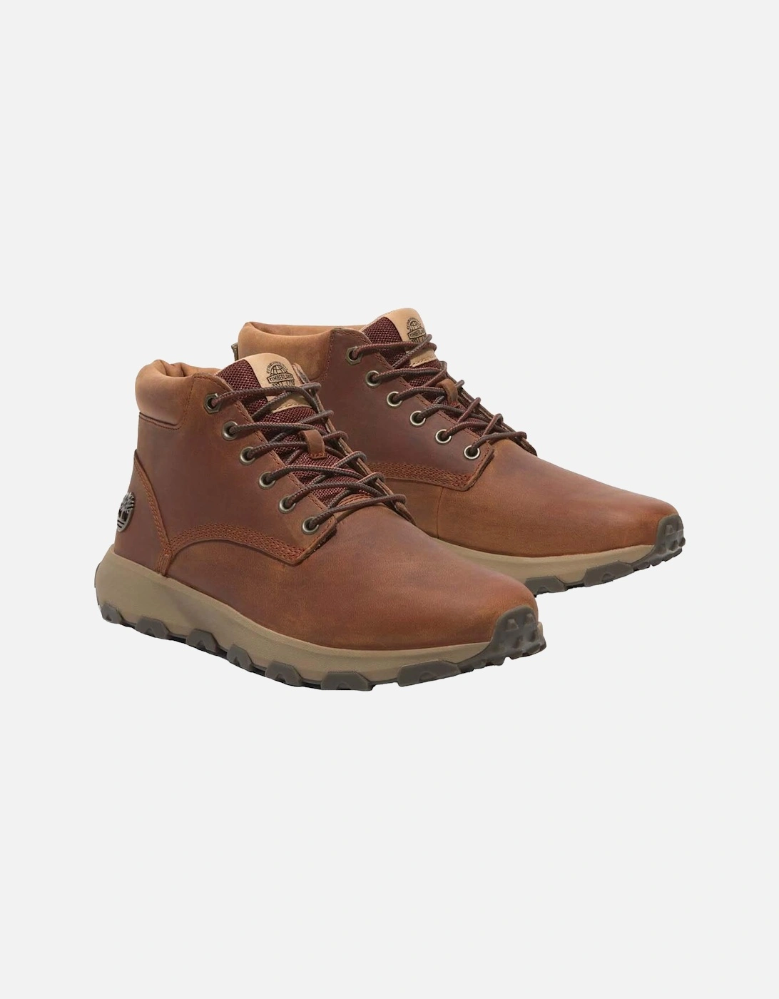 Mens Winsor Park Leather Mid Cut Lace Up Boots, 6 of 5