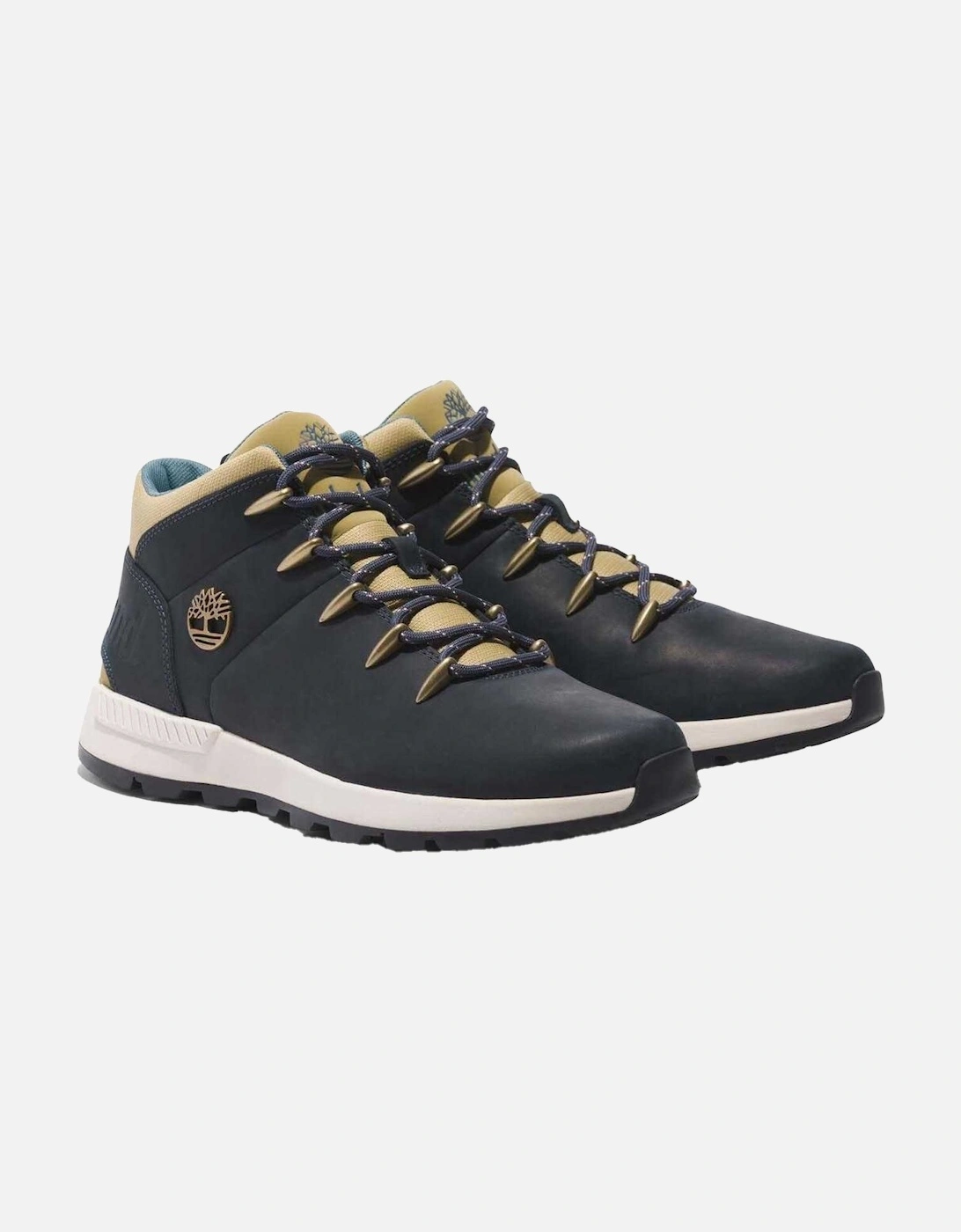 Mens Sprint Trekker Leather Lace Up Mid Boots, 6 of 5