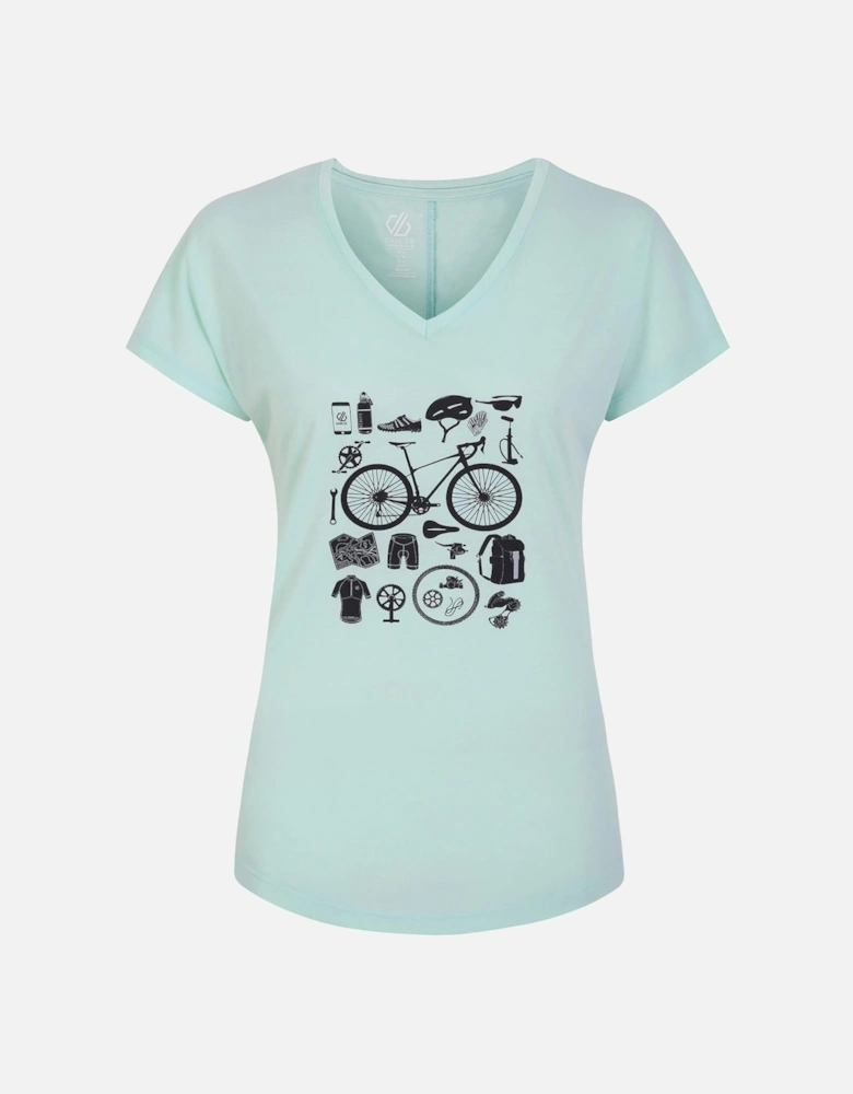 Womens/Ladies Calm V Neck T-Shirt