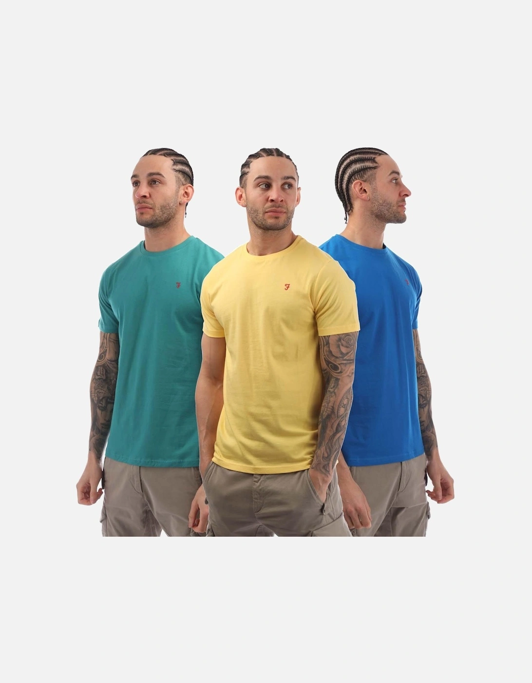 Mens Jeston T-Shirt (Pack of 3), 3 of 2