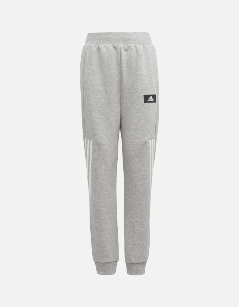 Childrens/Kids Future Icons 3 Stripes Tapered Leg Jogging Bottoms