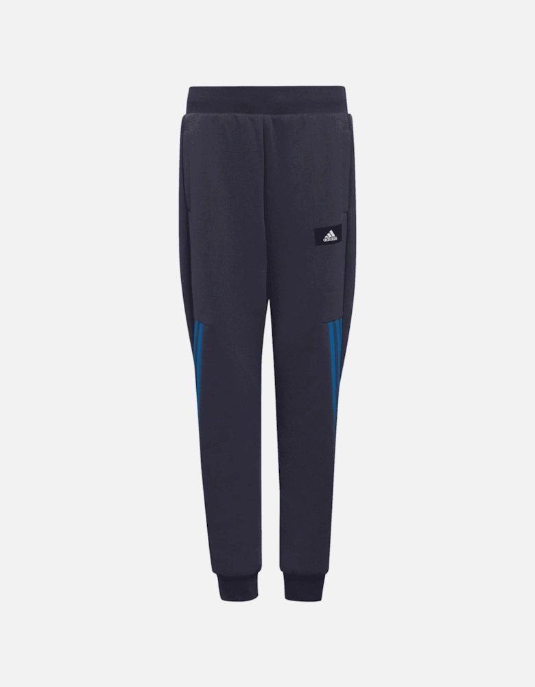 Childrens/Kids Future Icons 3 Stripes Tapered Leg Jogging Bottoms
