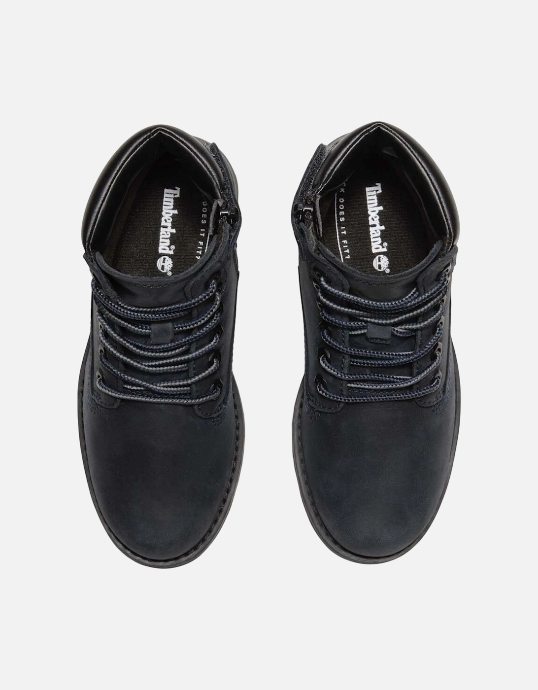 Childrens/Kids Courma Leather Mid Cut Boots