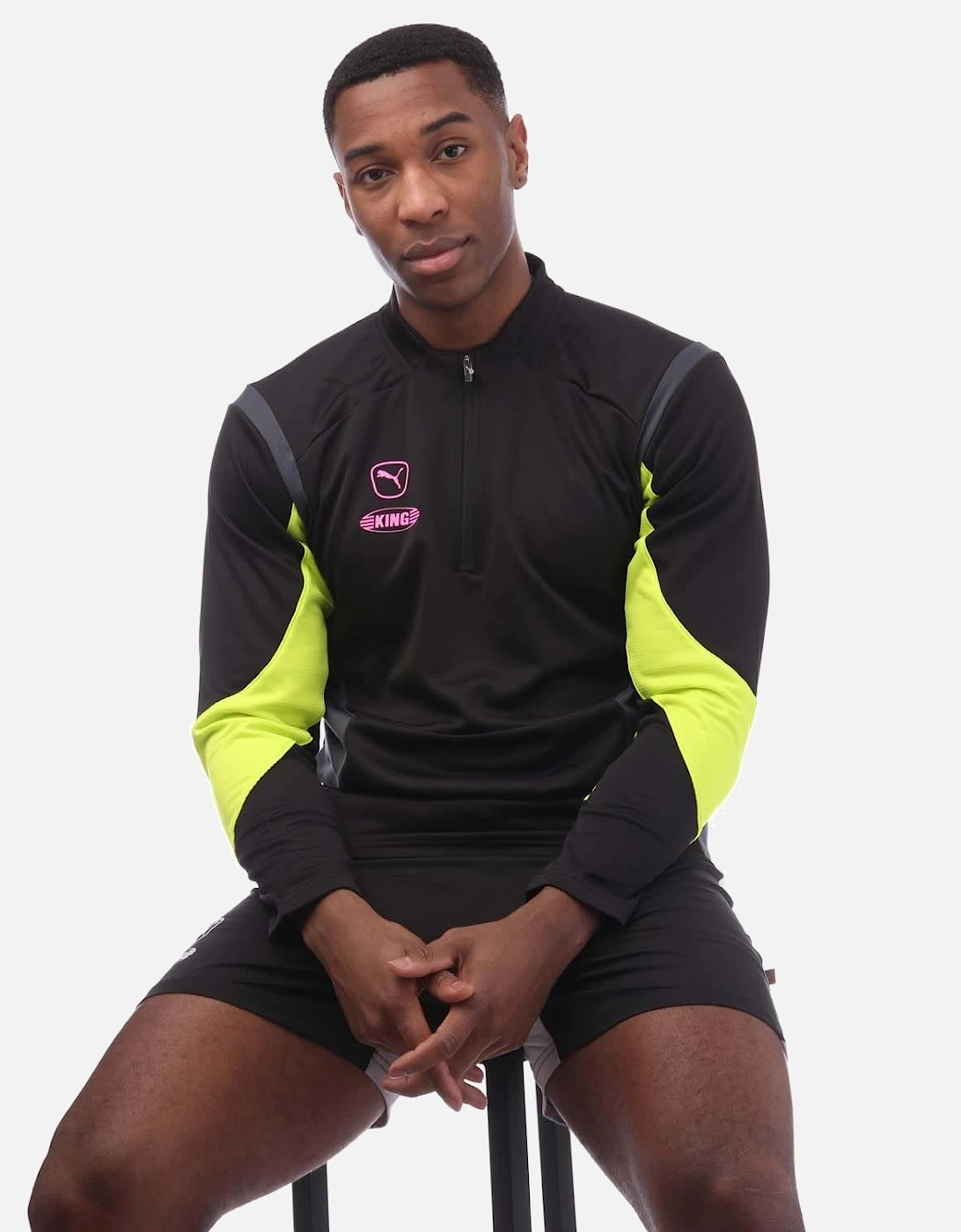 Mens King Pro Quarter Zip Top