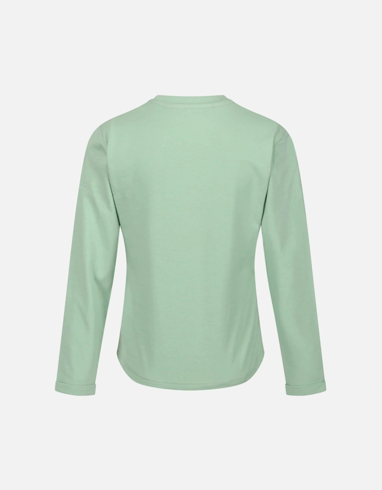 Childrens/Kids Wenbie III Heart Long-Sleeved T-Shirt