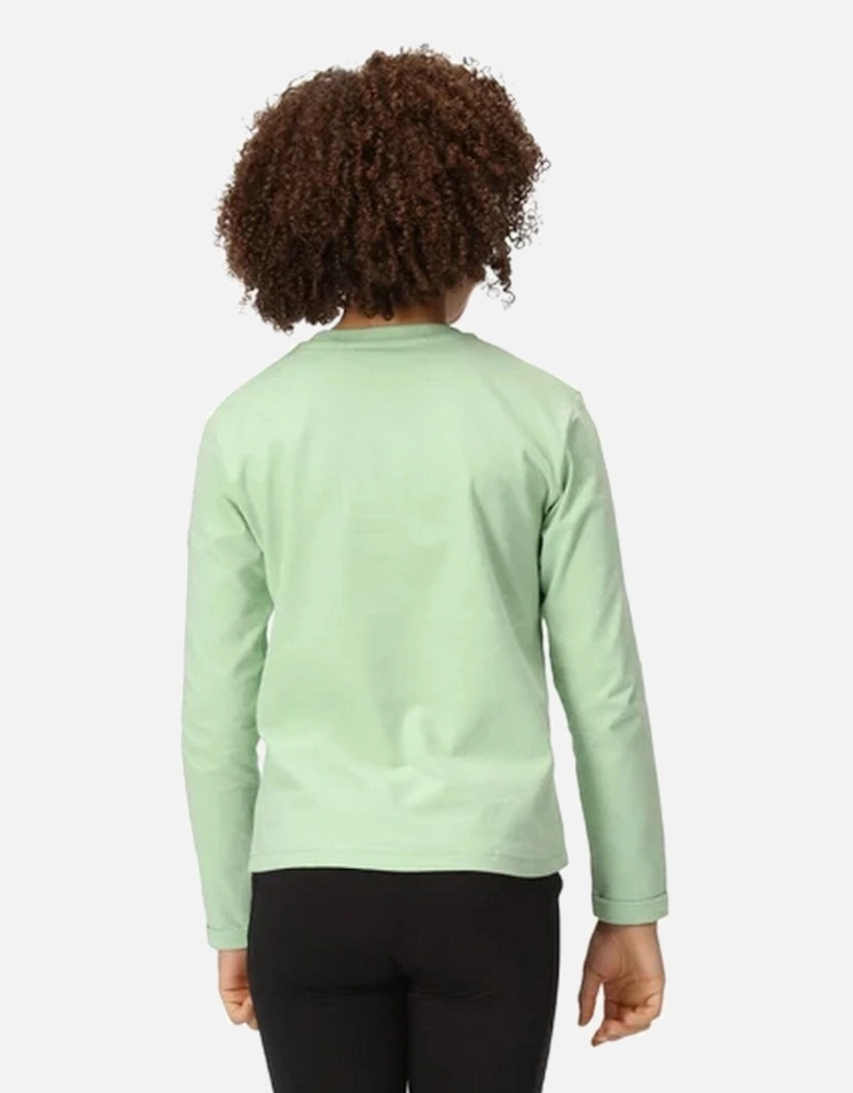 Childrens/Kids Wenbie III Heart Long-Sleeved T-Shirt