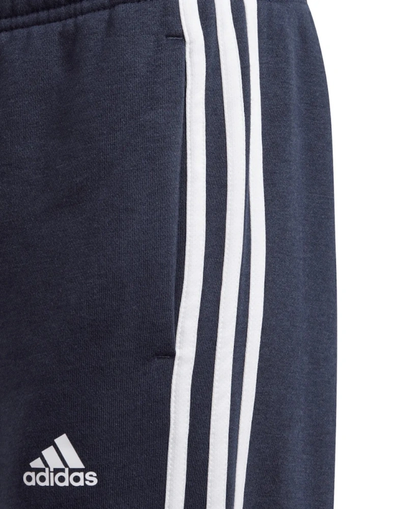 Childrens/Kids Essentials Fleece 3 Stripes Jogging Bottoms