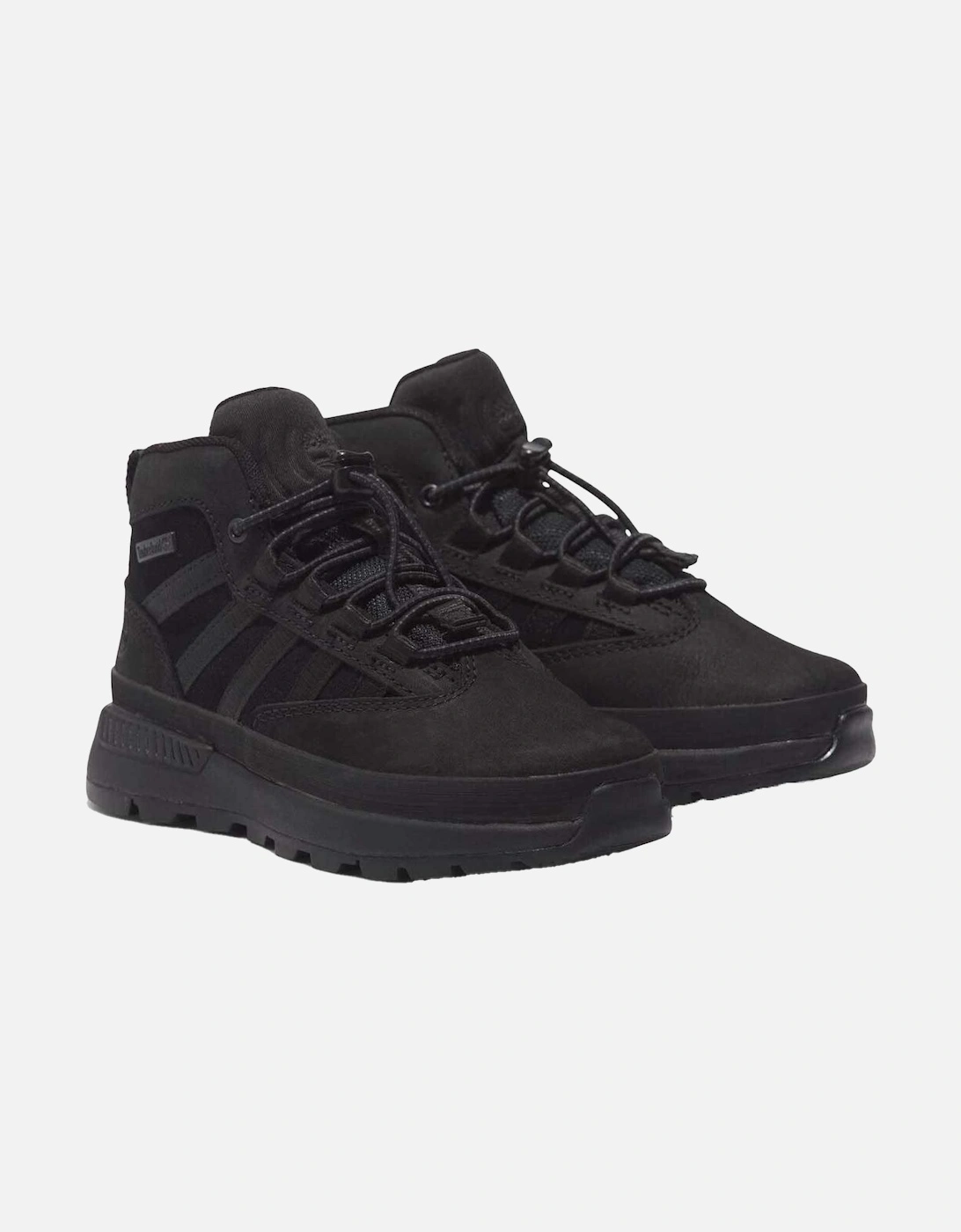 Childrens/Kids Euro Trekker Leather Lace Up Mid Boots, 6 of 5