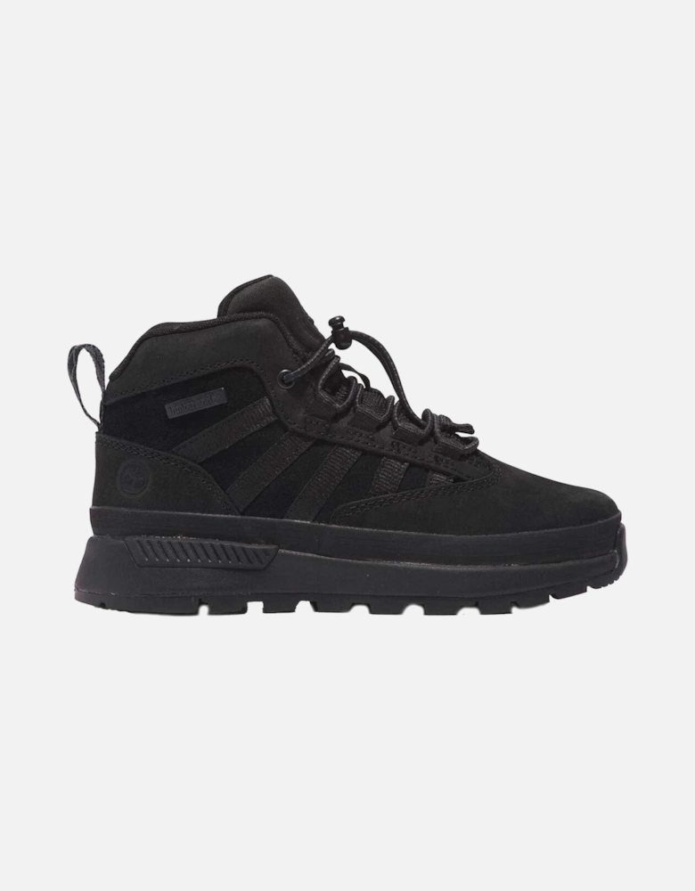 Childrens/Kids Euro Trekker Leather Lace Up Mid Boots