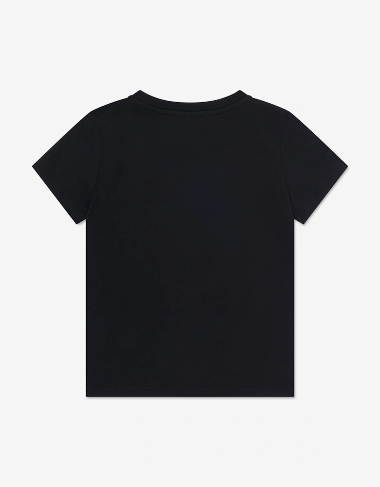 Girls Logo T-Shirt in Black