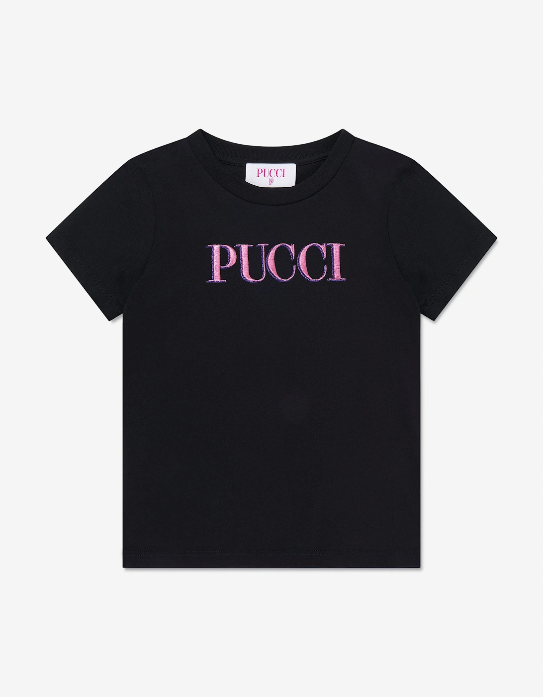 Girls Logo T-Shirt in Black, 5 of 4