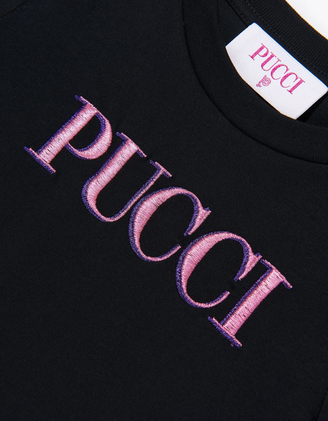 Girls Logo T-Shirt in Black