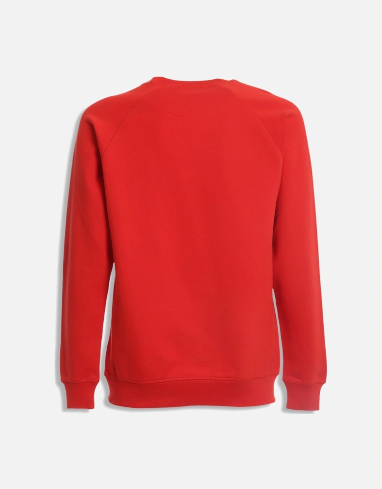 Men's Red Raglan Sweatshirt