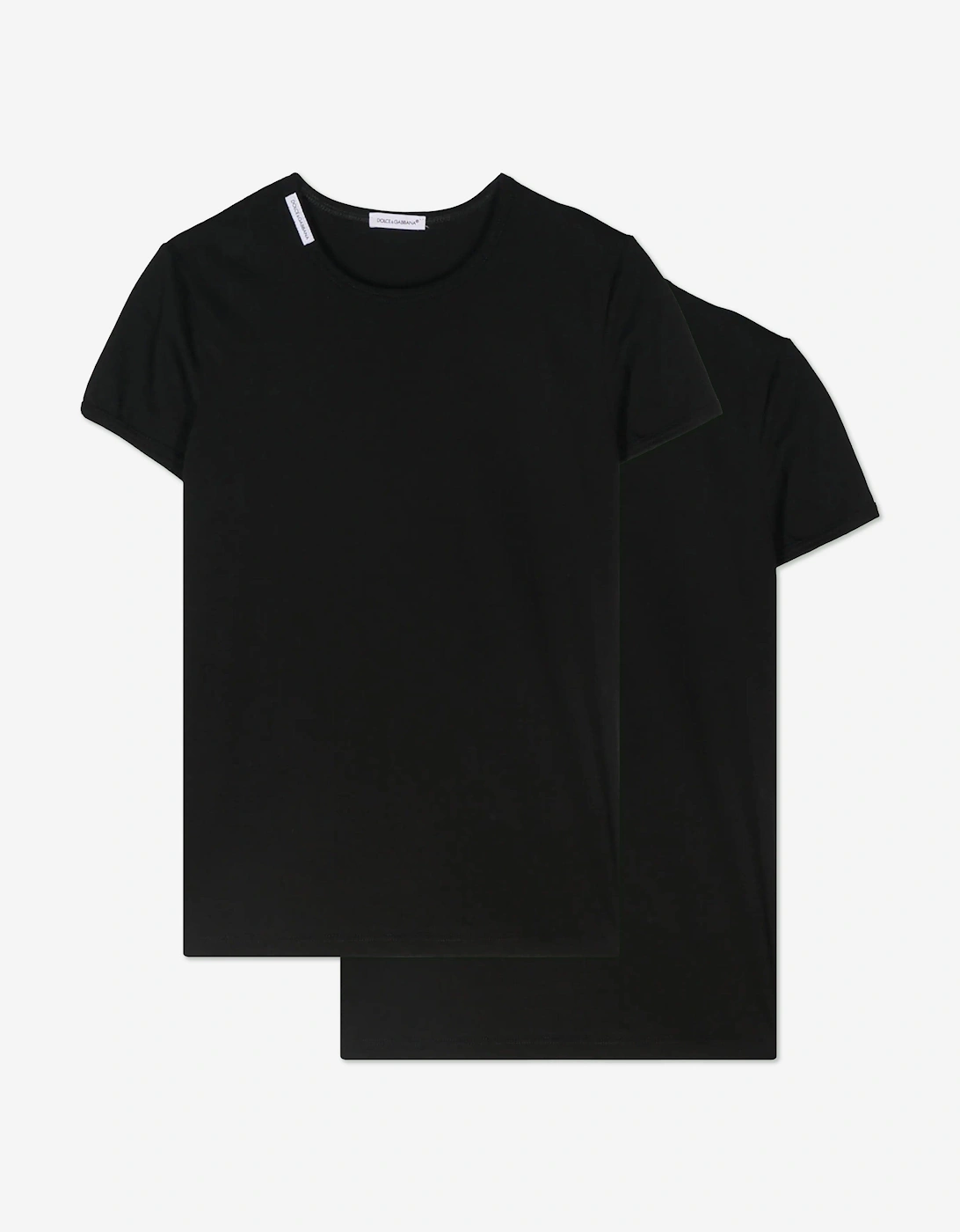 Dolce & Gabbana Boys Multi  2 Pack T-Shirt Set  Black - Size 10 Years Kids