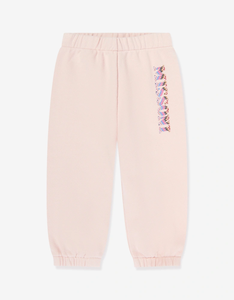 Baby Girls Logo Tracksuit in Pink