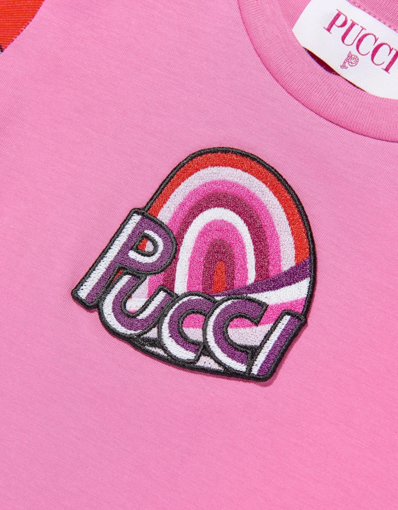 Baby Girls Logo T-Shirt in Pink