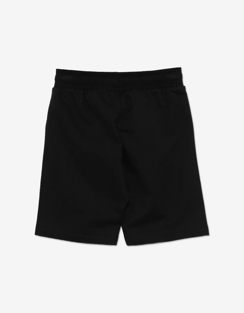 Boys Bear Logo Shorts in Black