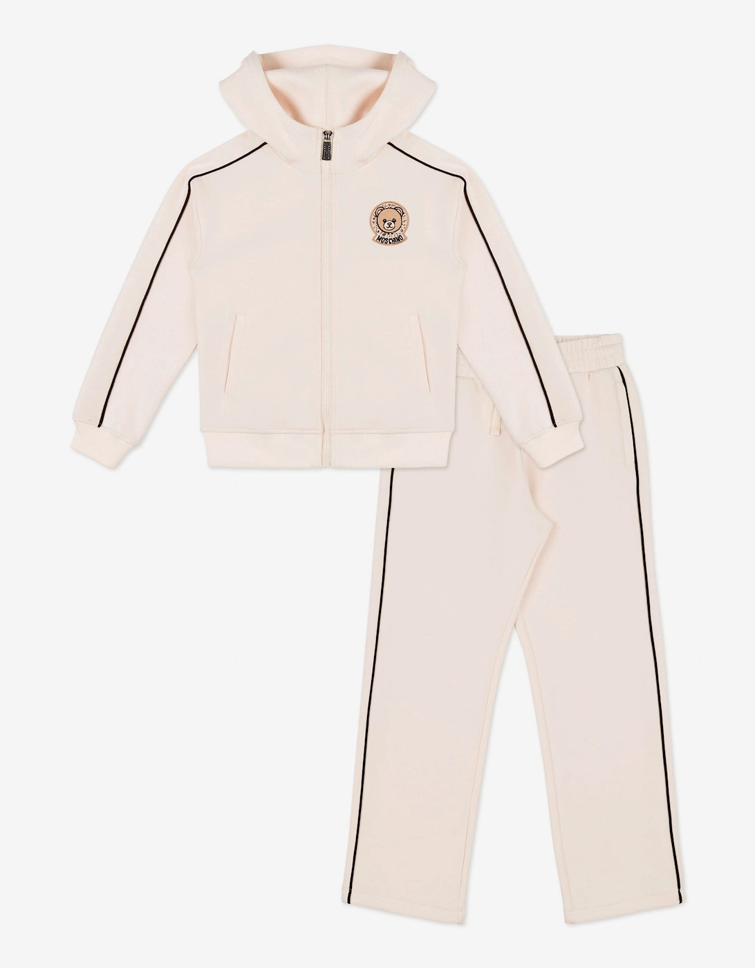 Kids Bear Logo Tracksuit in Ivory, 5 of 4