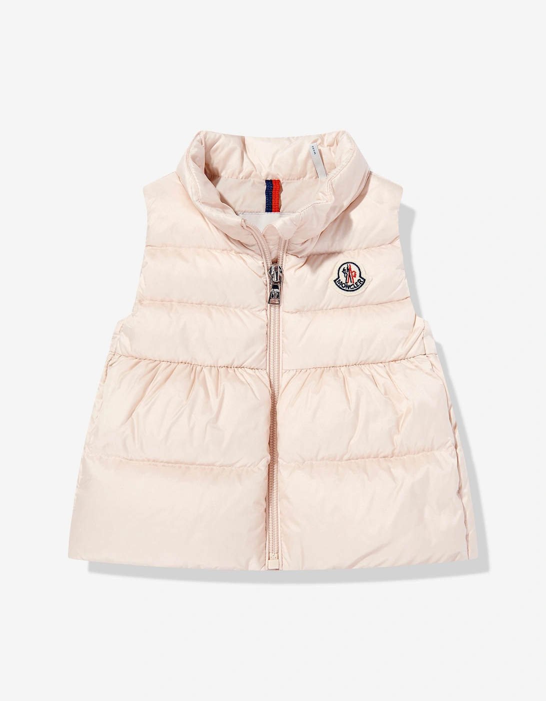 Baby Girls Hivette Down Padded Gilet in Pink, 5 of 4