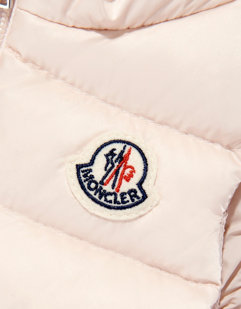 Baby Girls Hivette Down Padded Gilet in Pink