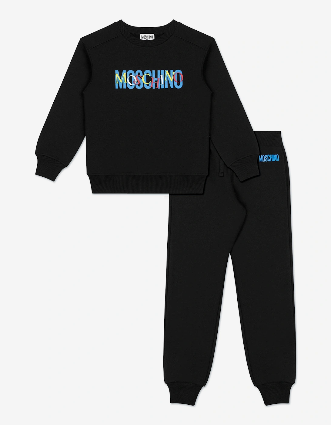Kids Logo Tracksuit in Black, 5 of 4
