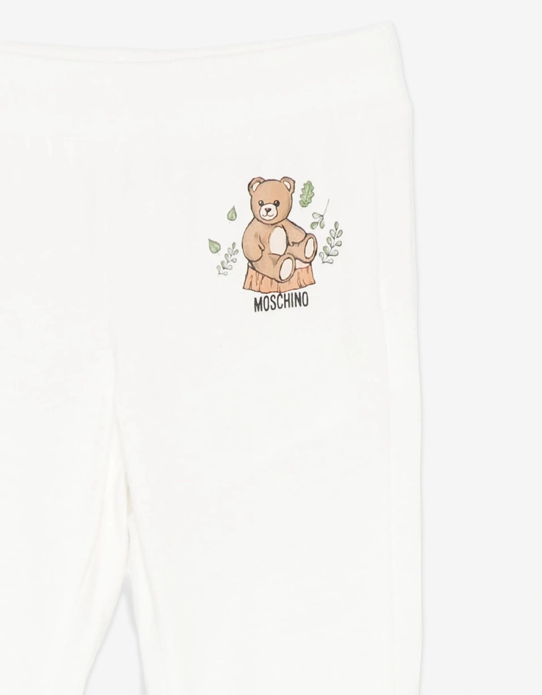 Baby Forest Teddy Bear Trouser Set in Ivory