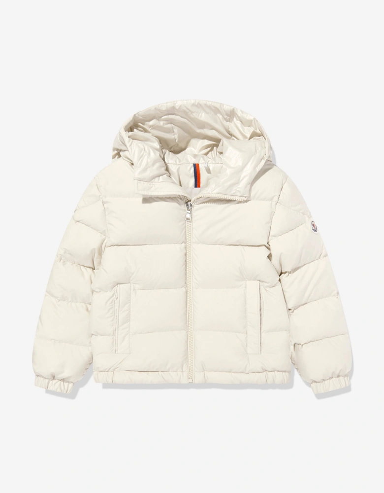 Boys Taidu Down Padded Jacket in Ivory