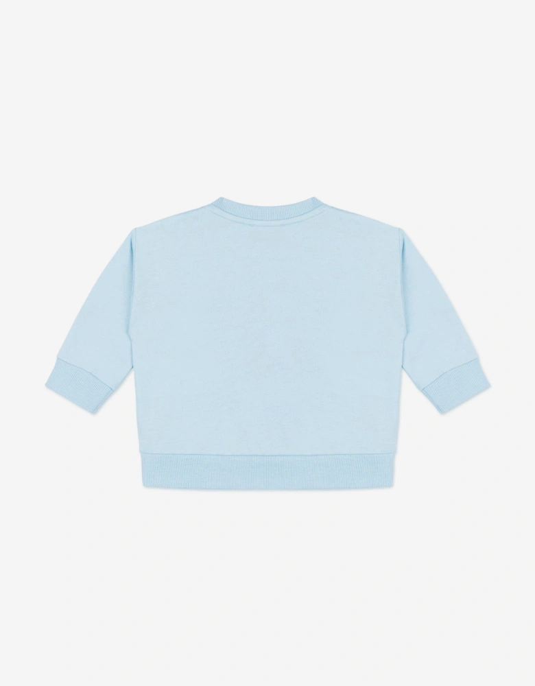 Baby Teddy Bear Sweatshirt in Blue