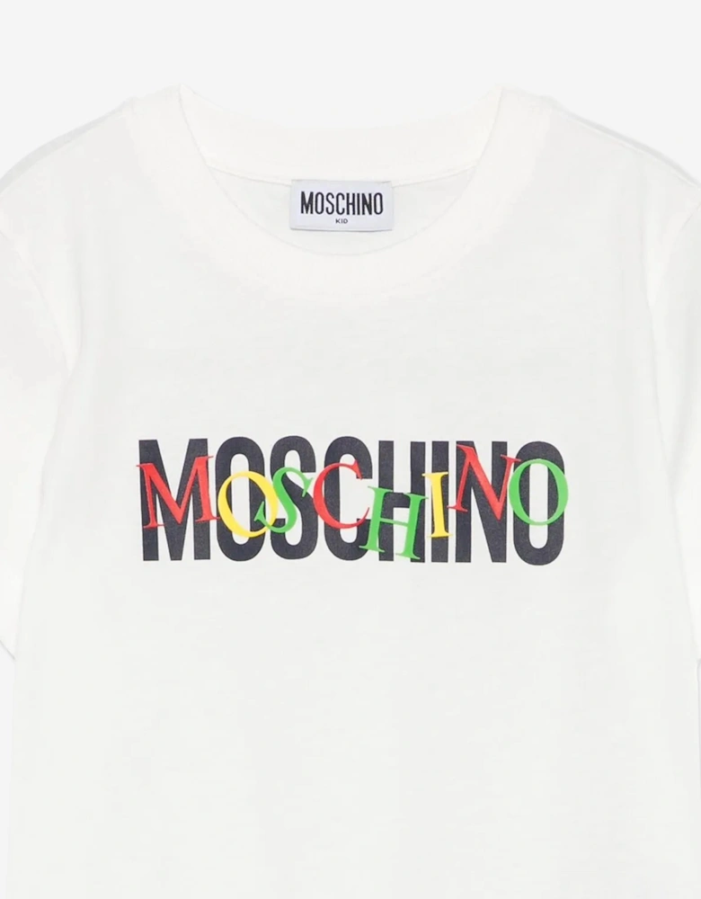 Kids Logo T-Shirt in Ivory