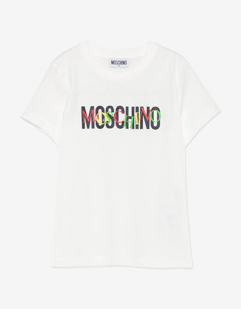 Kids Logo T-Shirt in Ivory