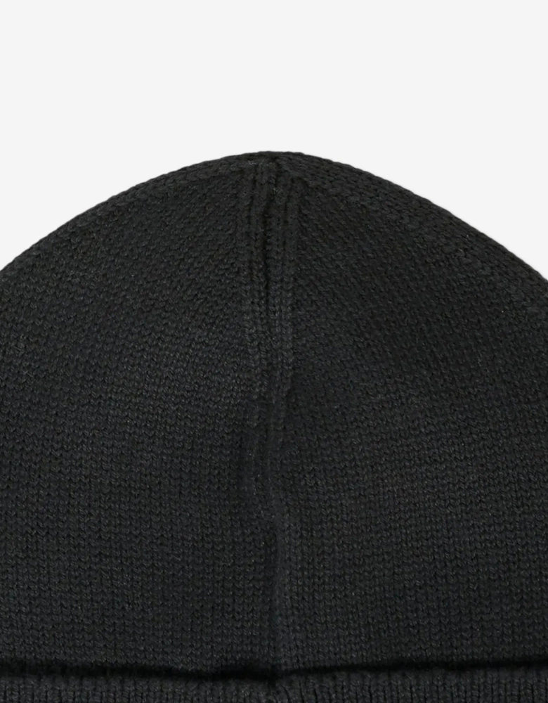 Kids Logo Beanie Hat in Black
