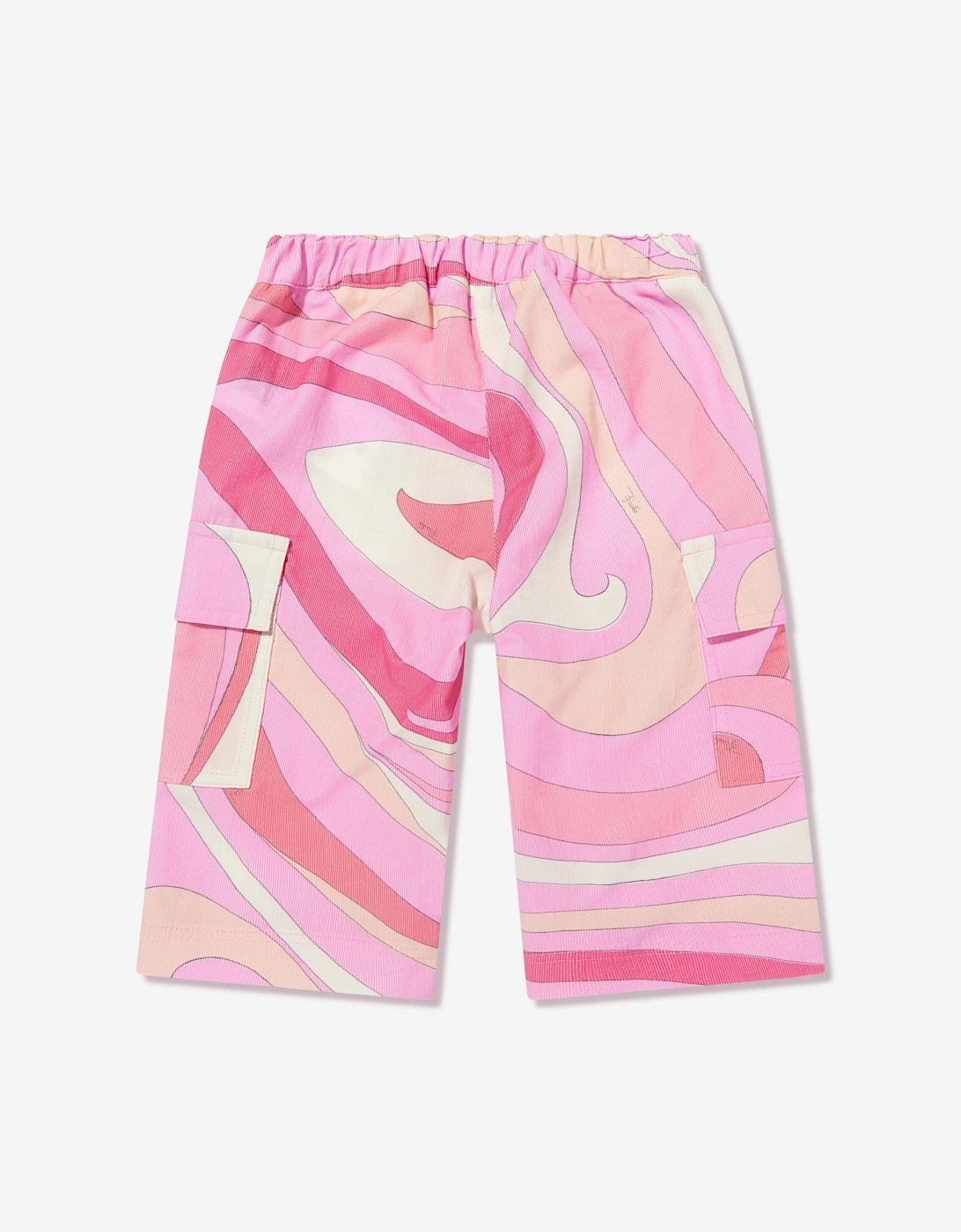 Baby Girls Cargo Trousers in Pink