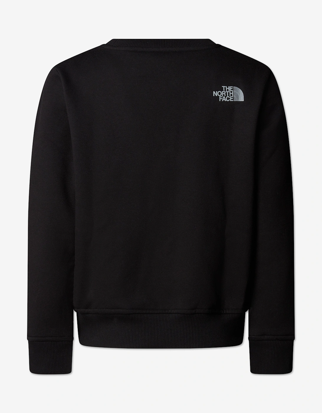 Boys Reflective Logo Relaxed Sweatshirt in Black