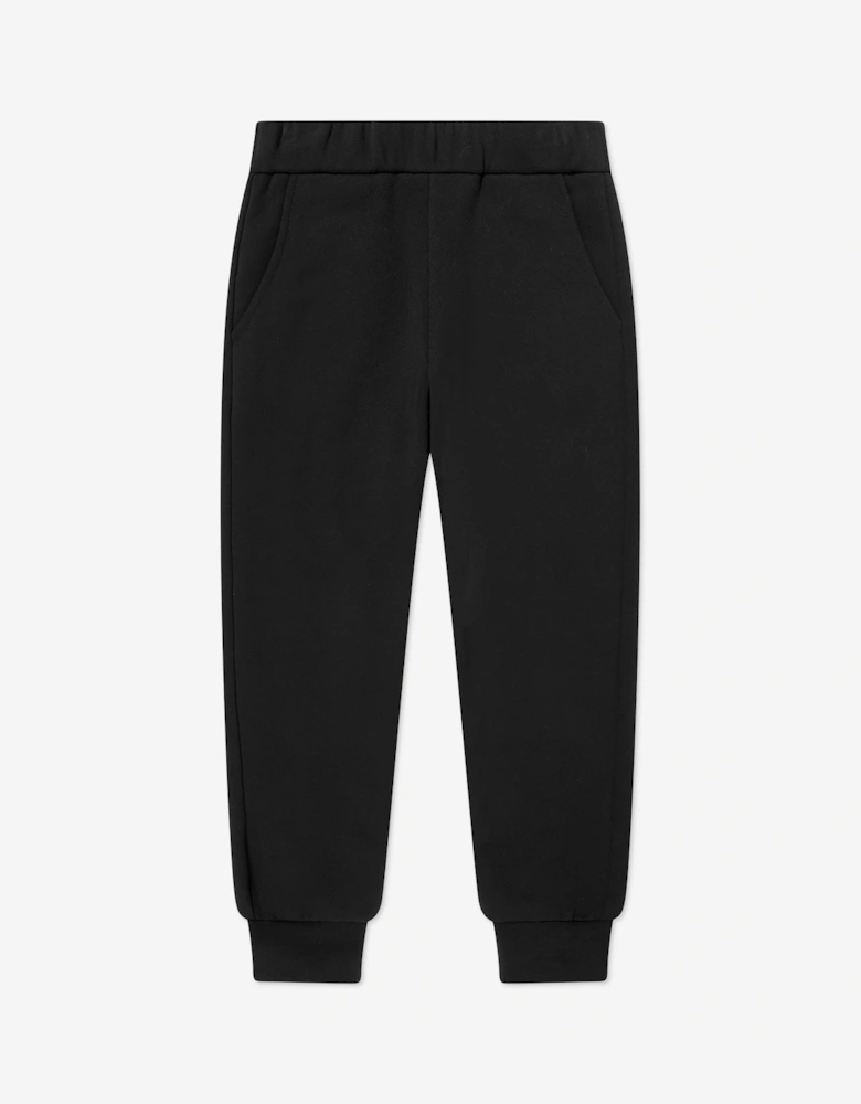 Boys Branded Tracksuit in Black